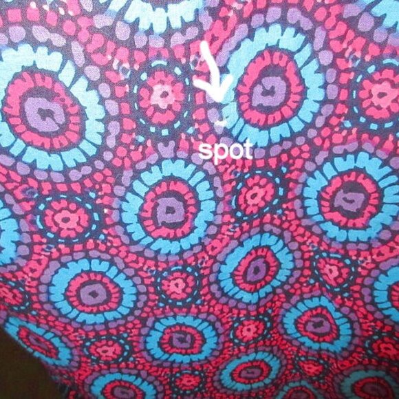 Only Necessities Maxi Dress Size 3X Pockets Artsy Patio Mumu Caftan Casual Boho - Picture 4 of 10